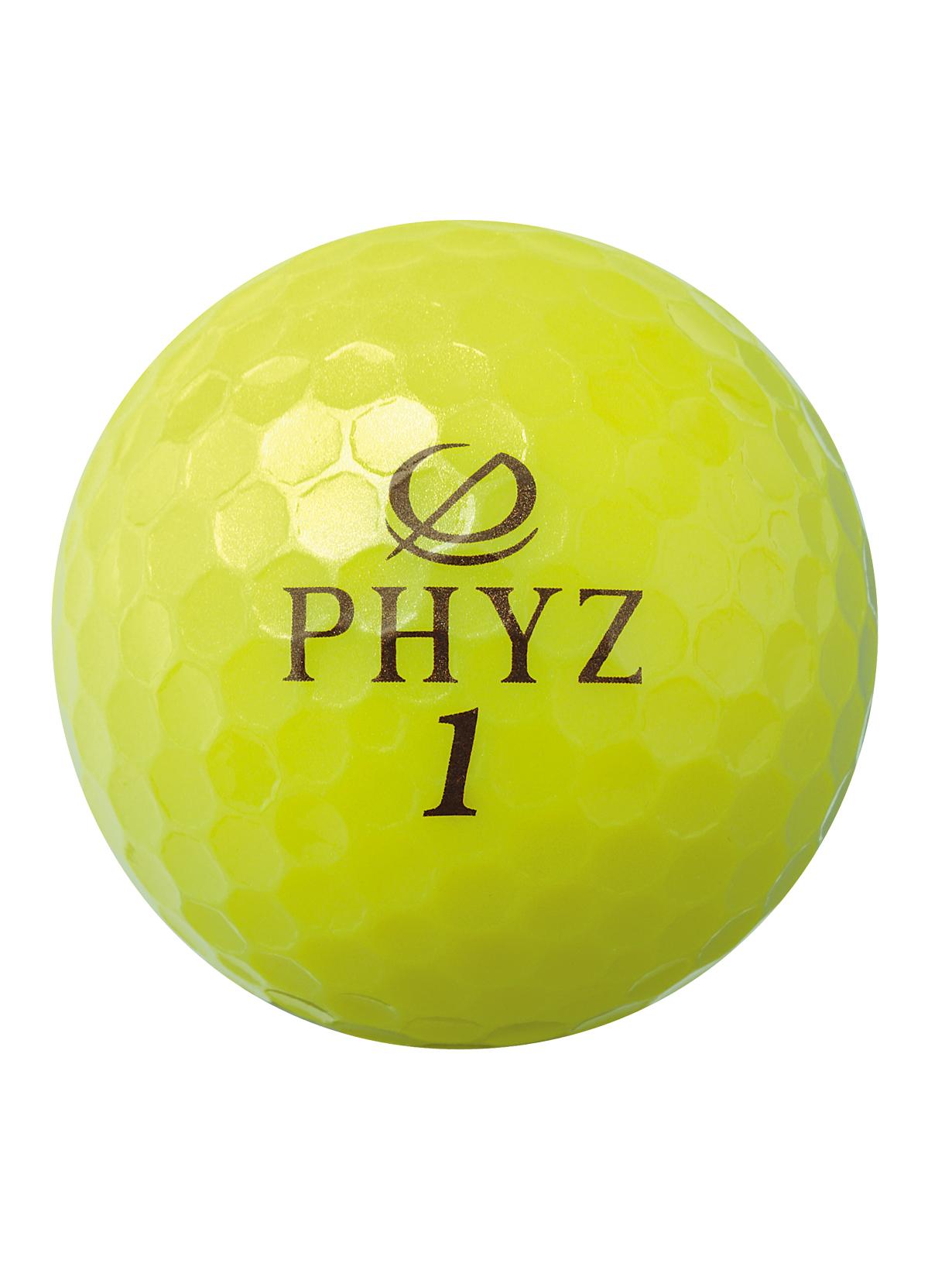 PHYZ 5[1ダース：12個](イエロー): ボール|BRIDGESTONE SPORTS Online