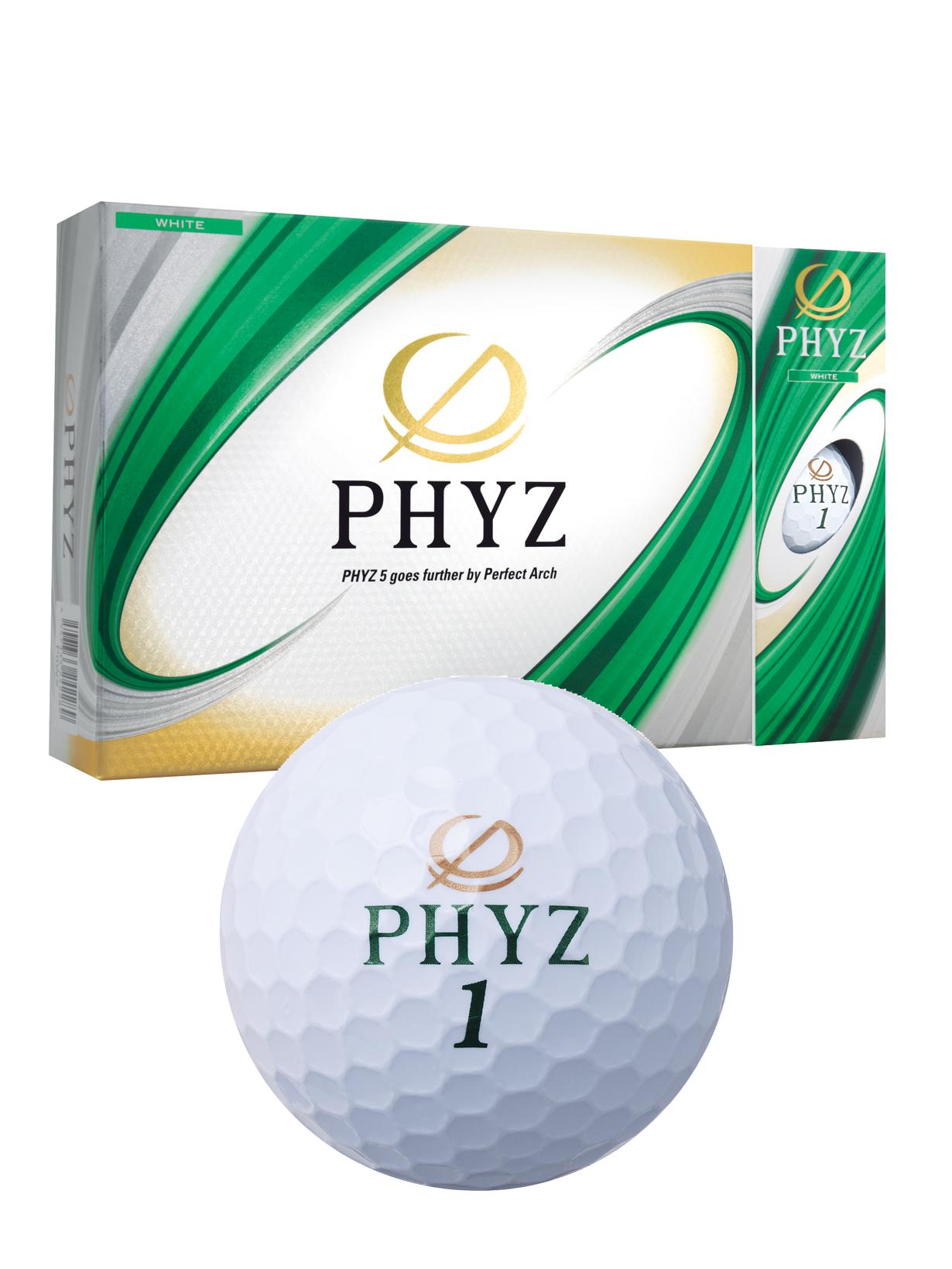 PHYZ 5（ホワイト） [1ダース：12個](ホワイト): ボール|BRIDGESTONE 
