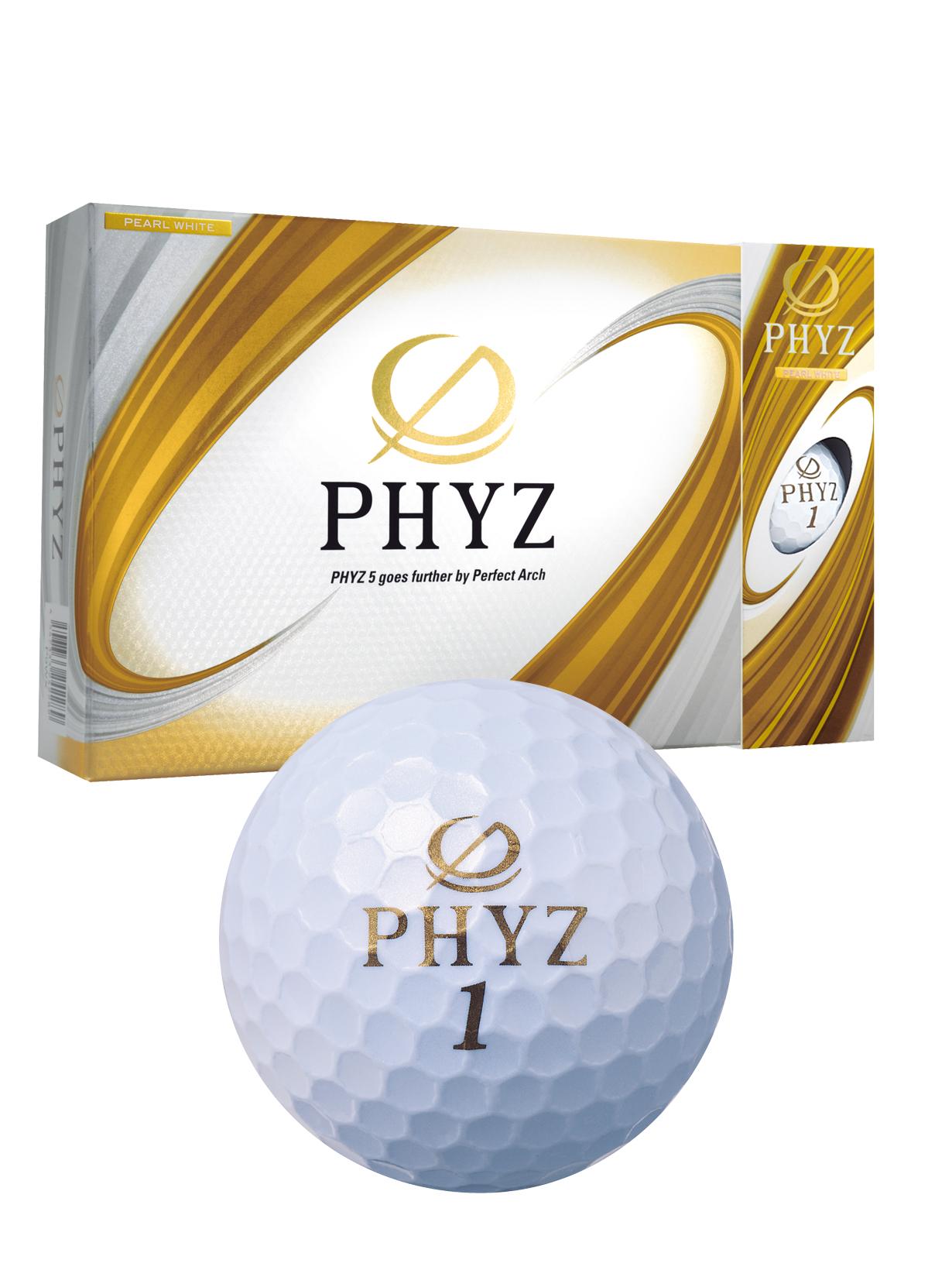 無料オウンネーム】PHYZ 5[1ダース：12個](パールホワイト): ボール
