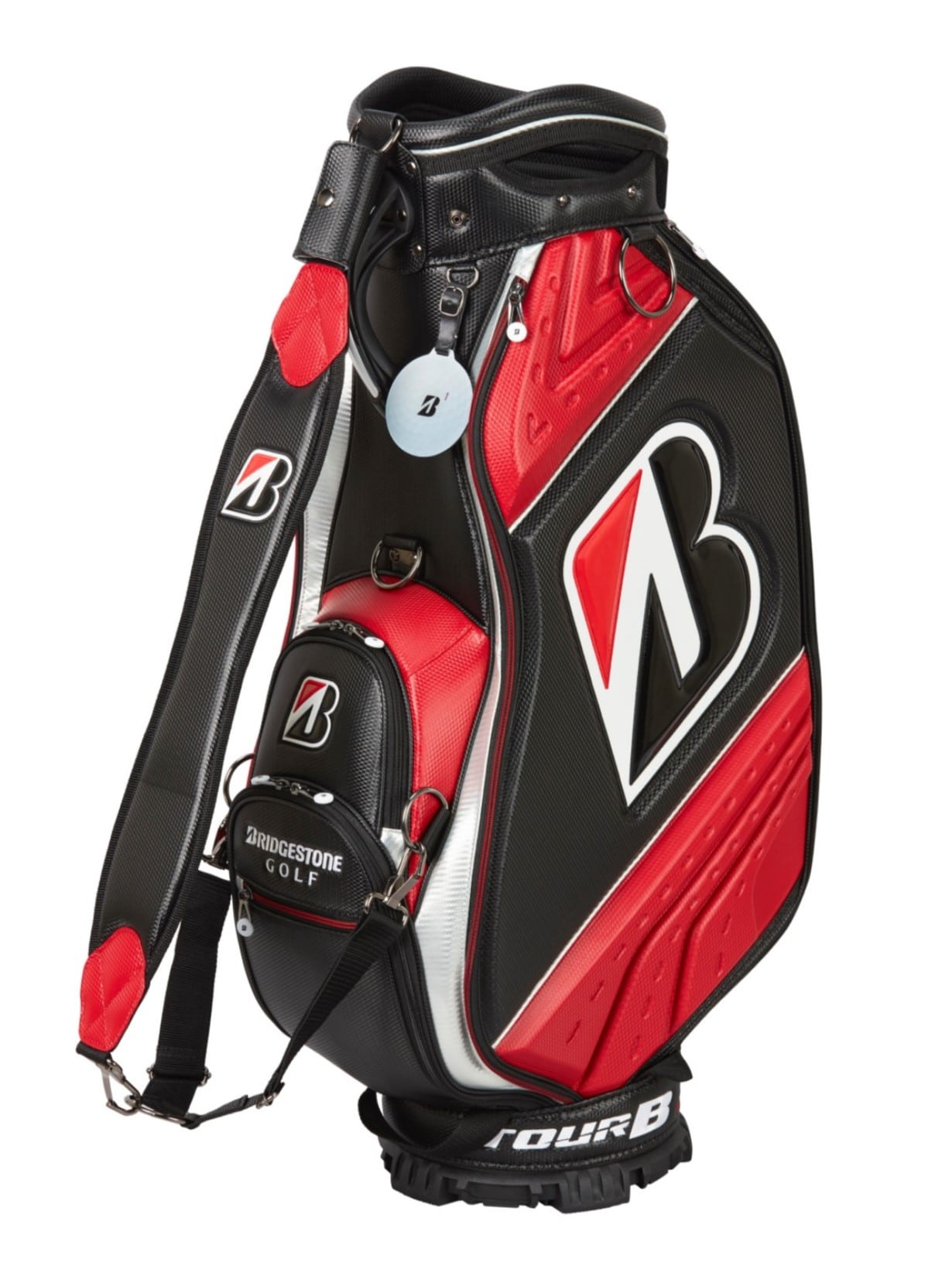 無料名入れサービス】 プロレプリカモデル(BR（黒/赤）): ギア|BRIDGESTONE GOLF Online Store|ブリヂストン スポーツオンラインストア